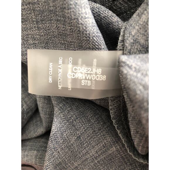 Calvin Klein A-Line Midi Dress Women's Size 8 Short Flutter Sleeve Blue NEW - Picture 9 of 9